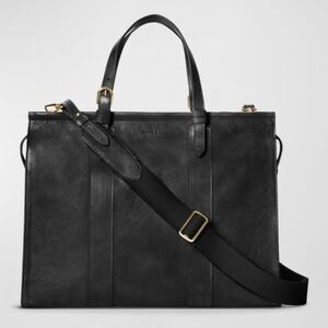 SHINOLA "Sibley" The Large Satchel Briefcase Black - BRAND NEW!